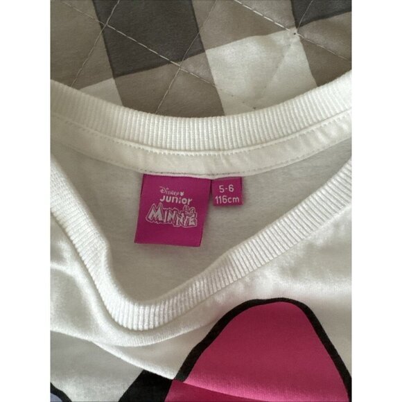 Minnie Mouse size 5 Girls Long Sleeve Sweater Tunic Set With Two Pants - Picture 4 of 5